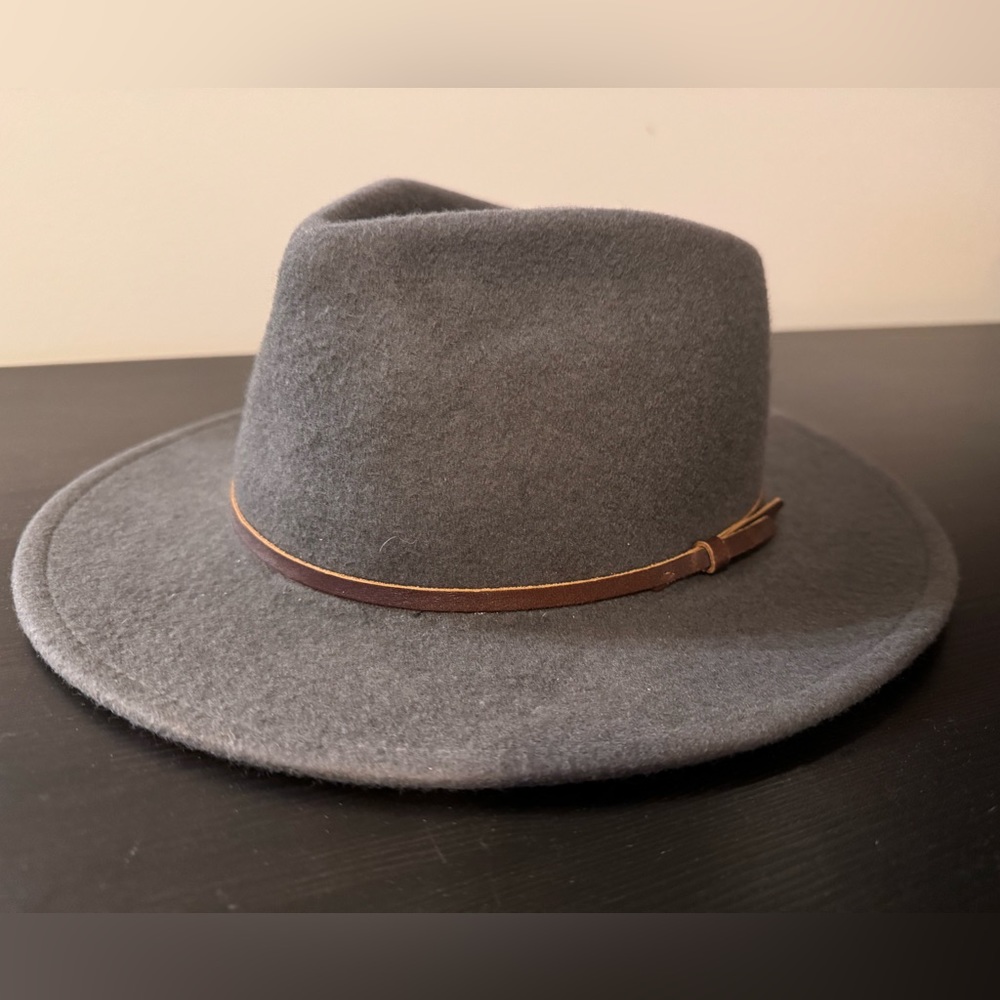 Yellow 108 Eastwood fedora. Soft wool, size medium.